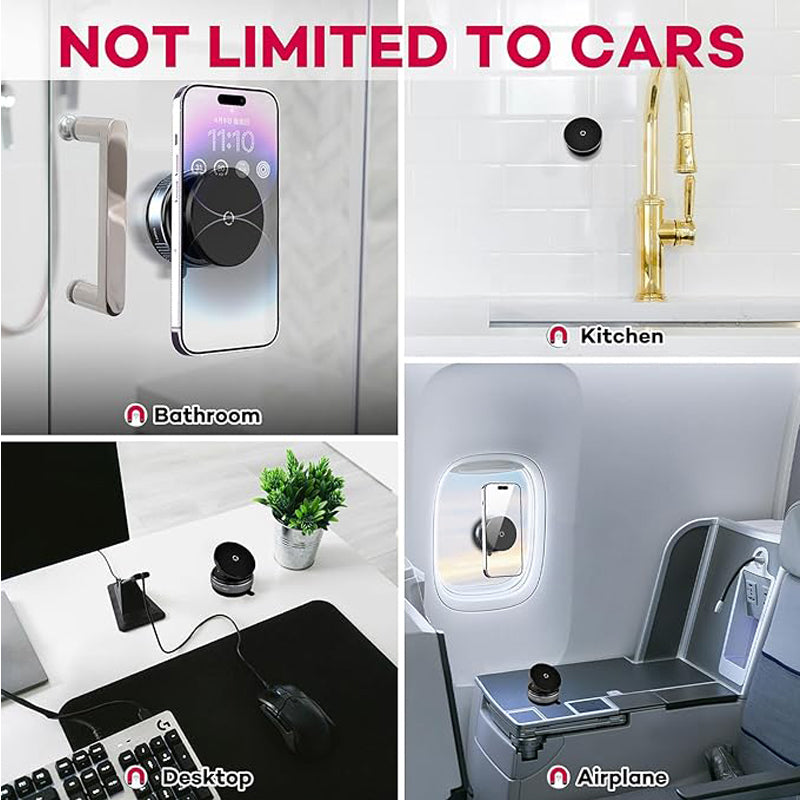 TankGrip™ Vacuum Suction Car Phone Mount — 20X Magnet Hold, 360° Adjustable Dashboard & Windshield Holder